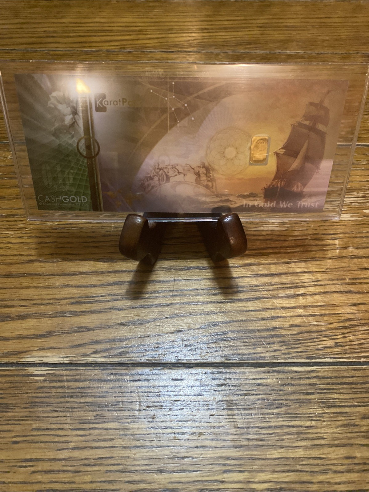 KARATBARS CASHGOLD 1/10 Gram NADIR 999.9 Fineness GOLD Bar Note !!