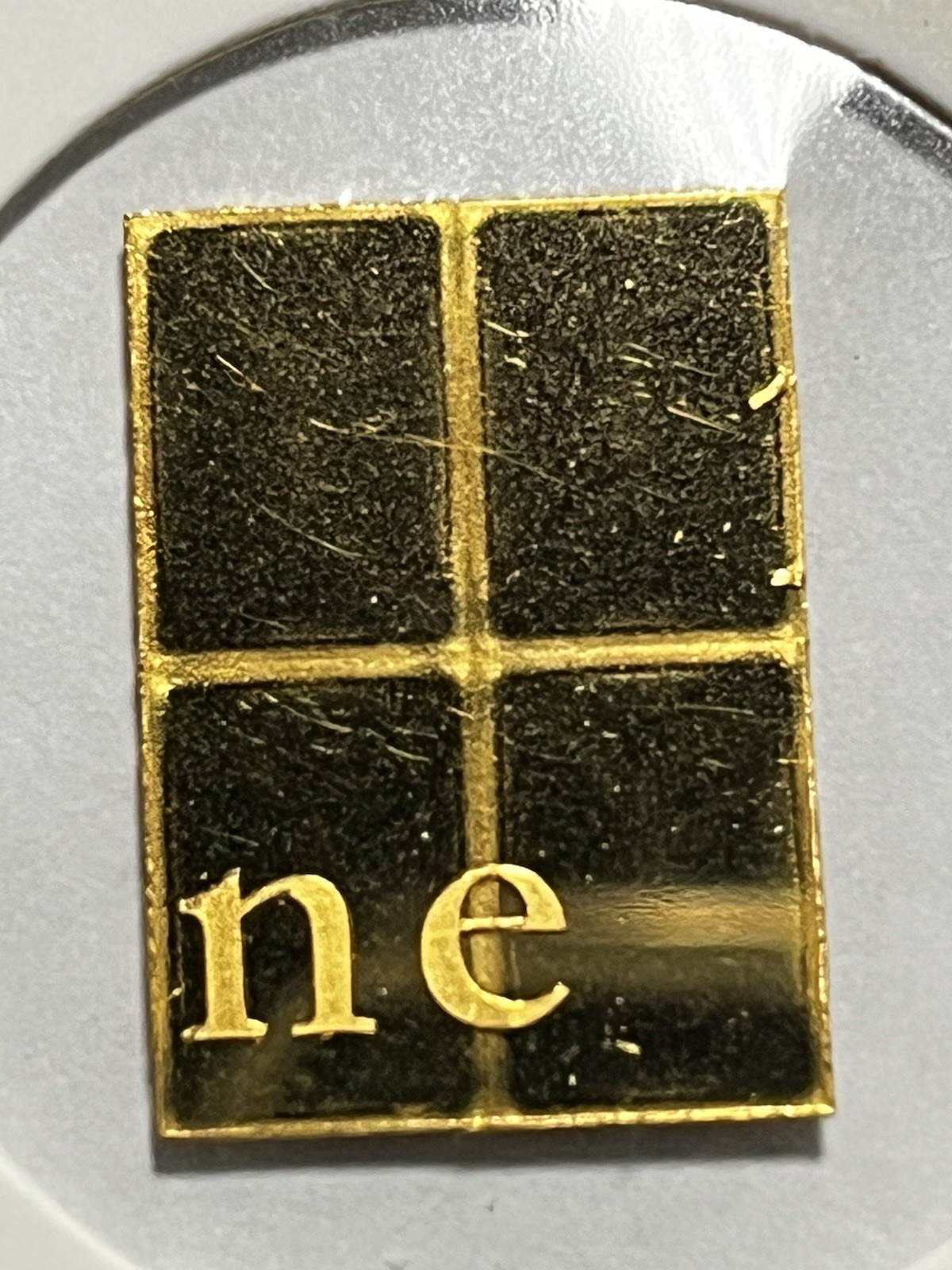 Lot Of 4- 1 gram CombiBar™ Valcambi Suisse .9999 Fine Gold Bar Total Of 4 Grams