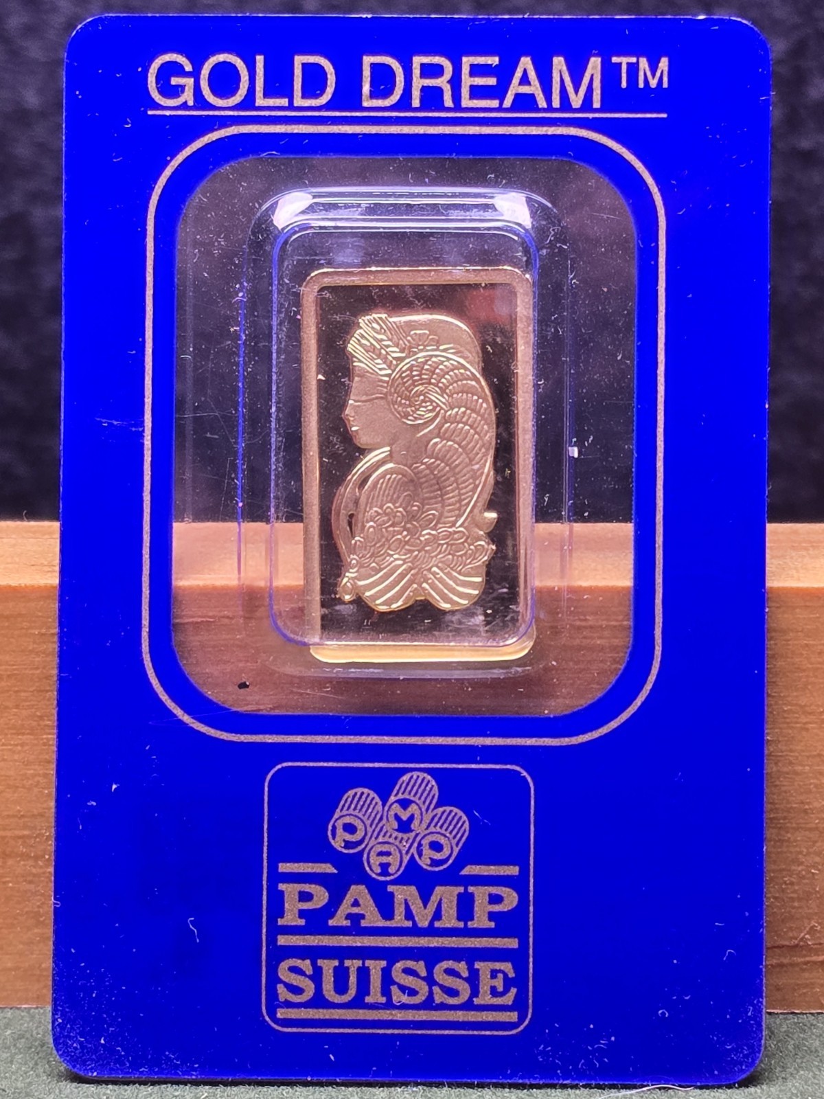 Pamp Suisse “GOLD DREAM” 2.5 Gram Gold Bar *Vintage*Rare*