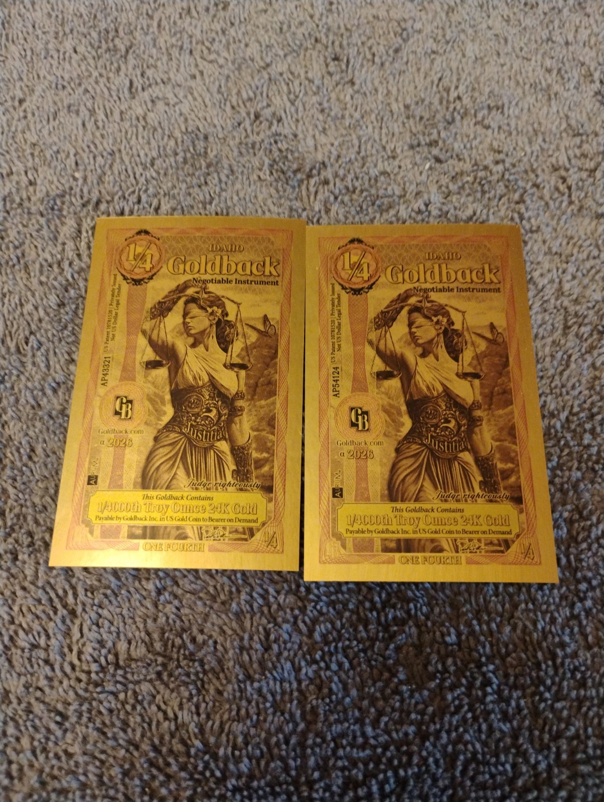 Assorted Gold Pieces With Germania Mint Bar