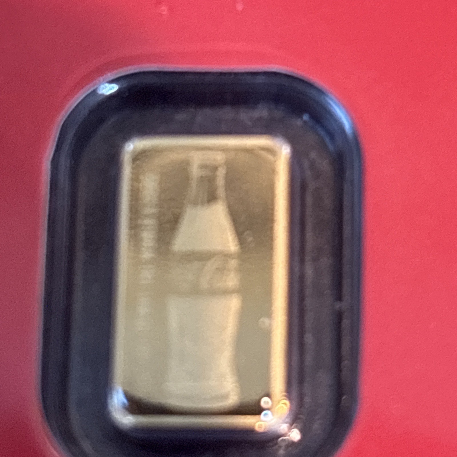 .5 g .9999 Gold Coca-Cola Bar Licensed Collectible