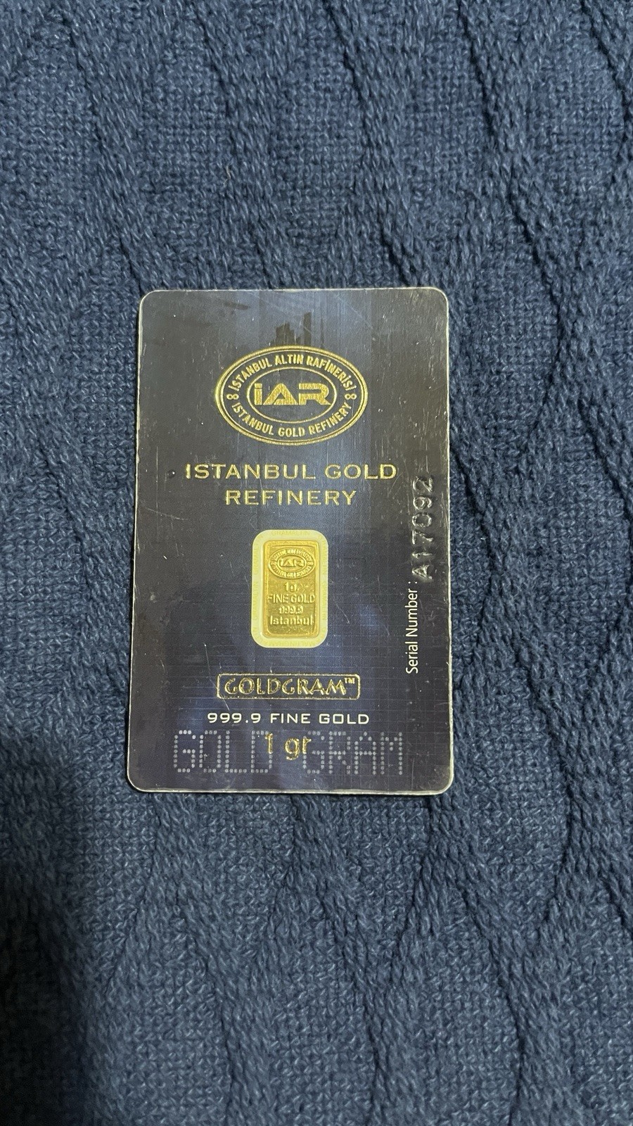 1 gram Gold Bar – Random Brand – Secondary Market – 999.9 Fine