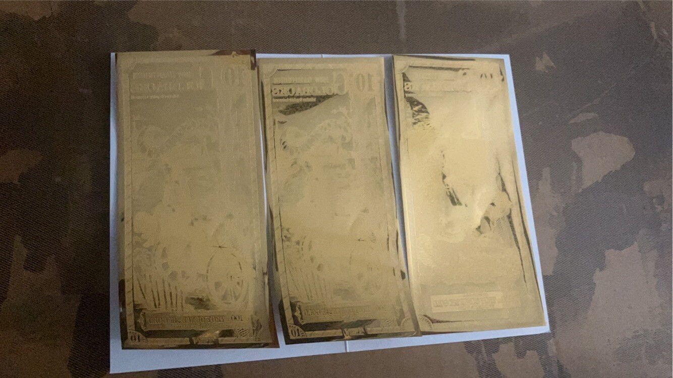 New Hampshire 1/100 Oz Gold Back also have Nevada and Utah