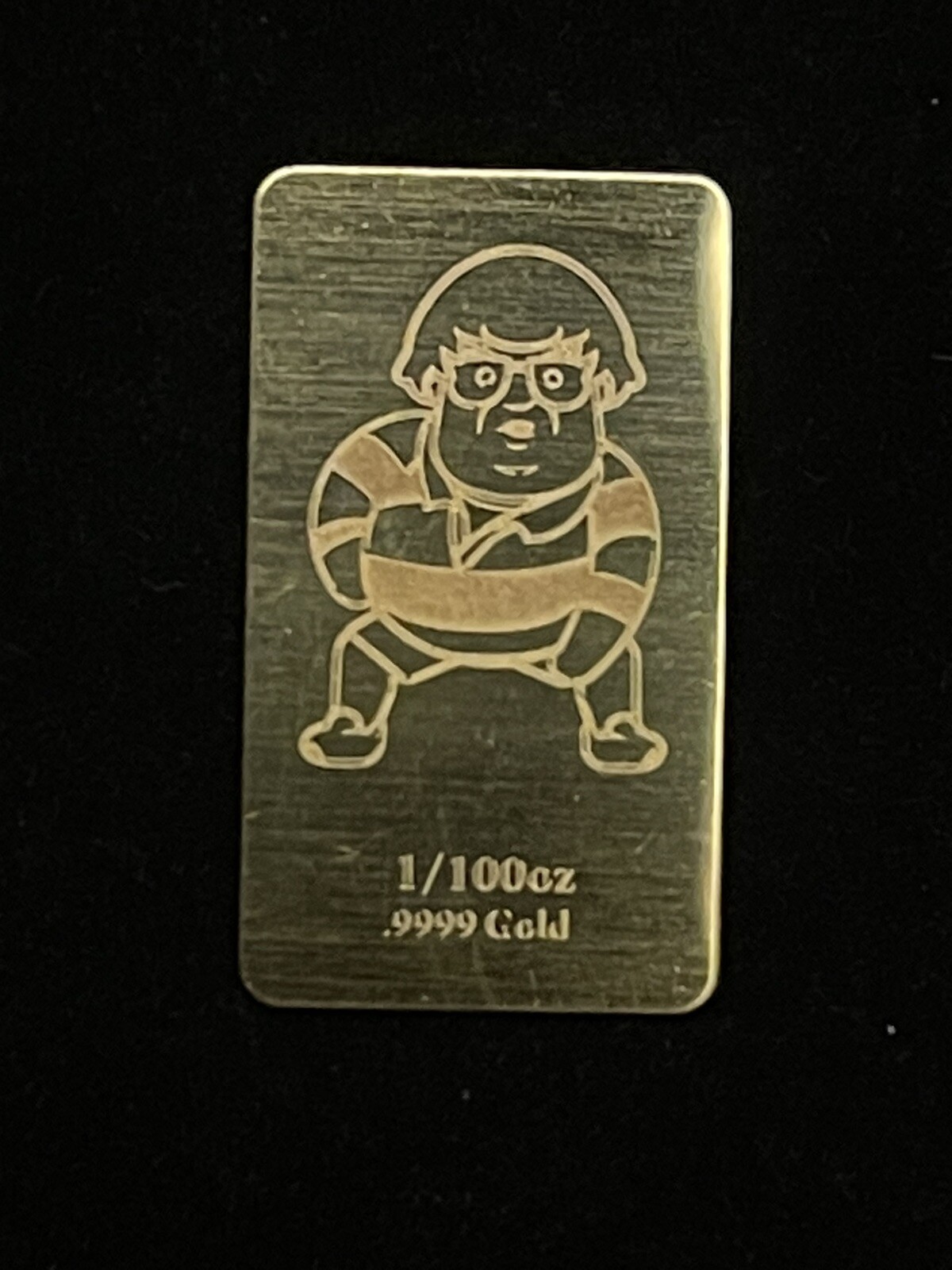 The CHIVE | SEPTEMBER GOLDEN FARLEY GAME PIECE | 1/100th Oz Gold Bar | SOLD OUT
