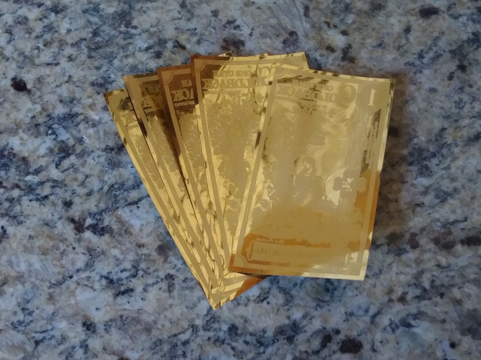 1 Utah Goldback -Aurum Gold Foil Note – 24K GOLD -1/1000 OZ GOLD