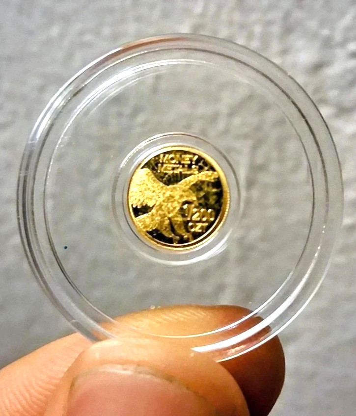 24k Pure Gold American Liberty Eagle Coin .9999 Fine Gold Round