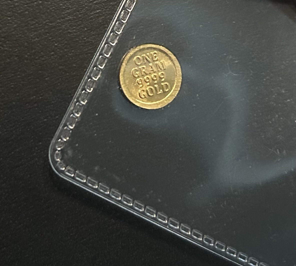 1 gram PG&G .9999 Gold Bullion Round Prospector Gold and Gems Colorado