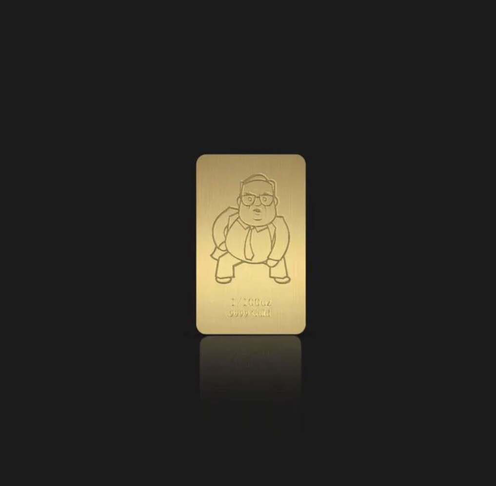 The CHIVE | Chris Farley | Down By The River | 1/100th Oz Gold Bar | SOLD OUT