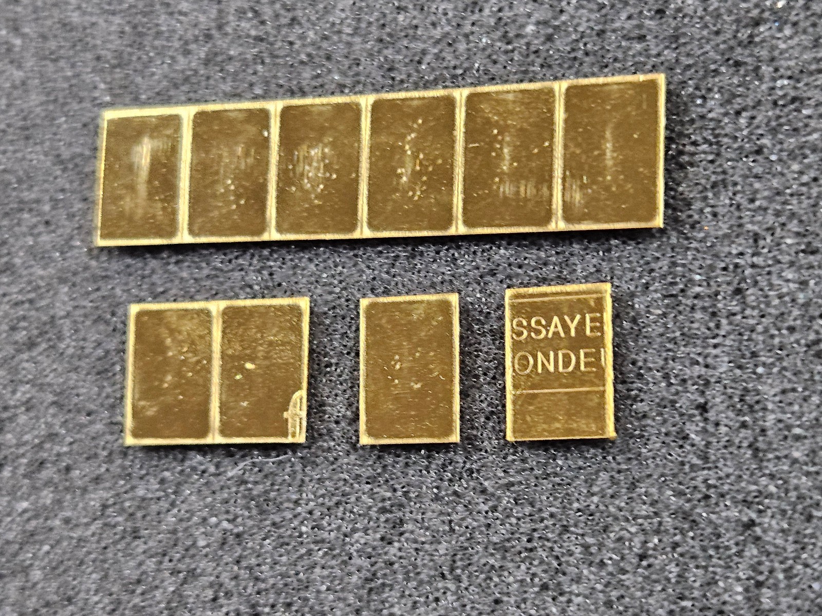 🌟(10) 1 gram Valcambi Suisse Gold Bars 999.9 Gold, 10 g Total