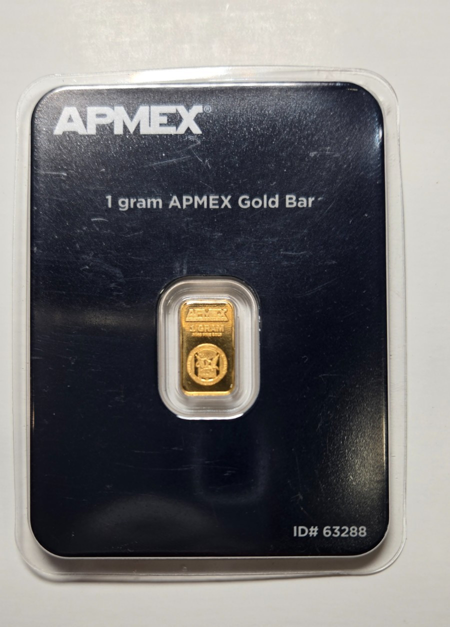 1 gram Gold Bar – APMEX (TEP) .999 24kt Gold