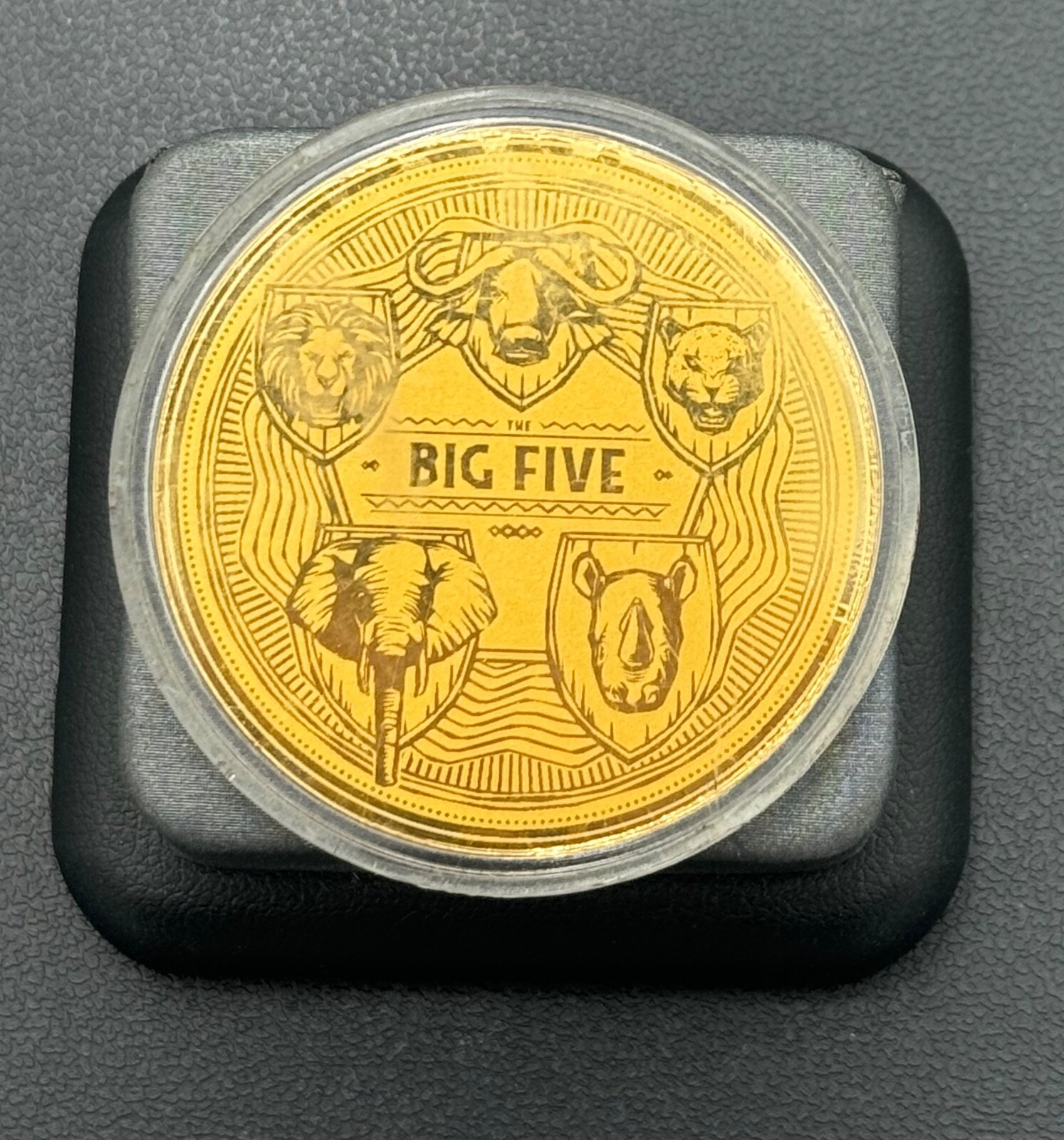 2021 BIG FIVE .999 Gold 1500 Francs CFA Coin 1/200oz République Togolasise