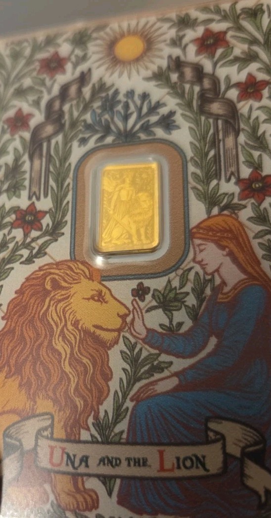 PAMP 🚨 Una And The Lion 1 Gram Gold In Assay RARE 3,000 Total Mintage 🔥 999.9