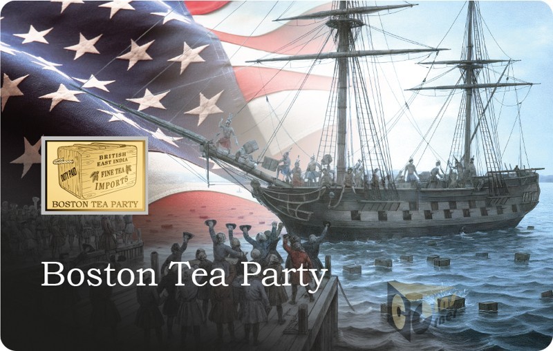 Boston Tea Party America Series 1/1000 Oz 999 Gold Medal