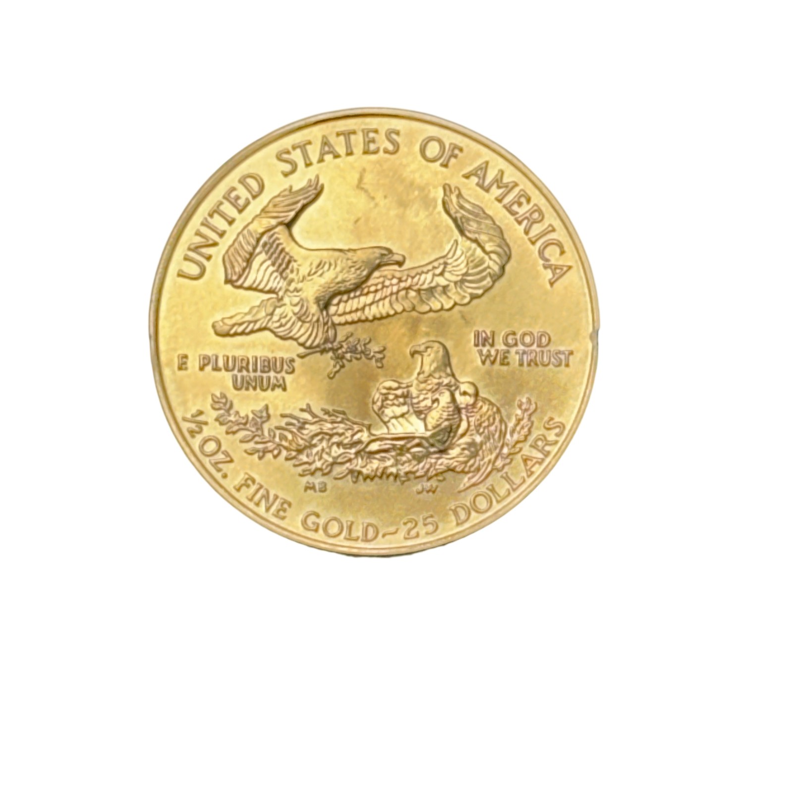 1998 1/2 Ounce 22K Gold American Eagle 25 Dollar Coin