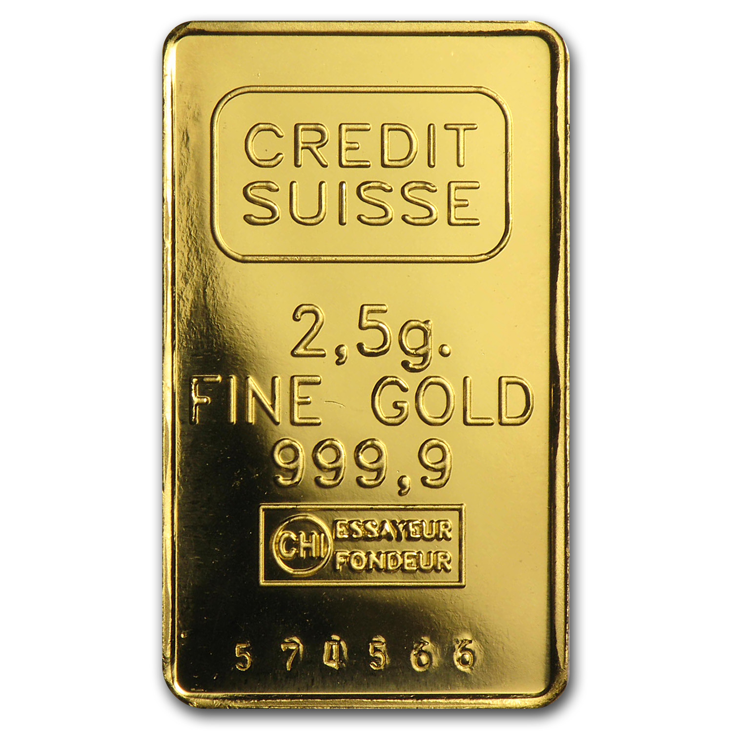 2.5 gram Gold Bar – Secondary Market