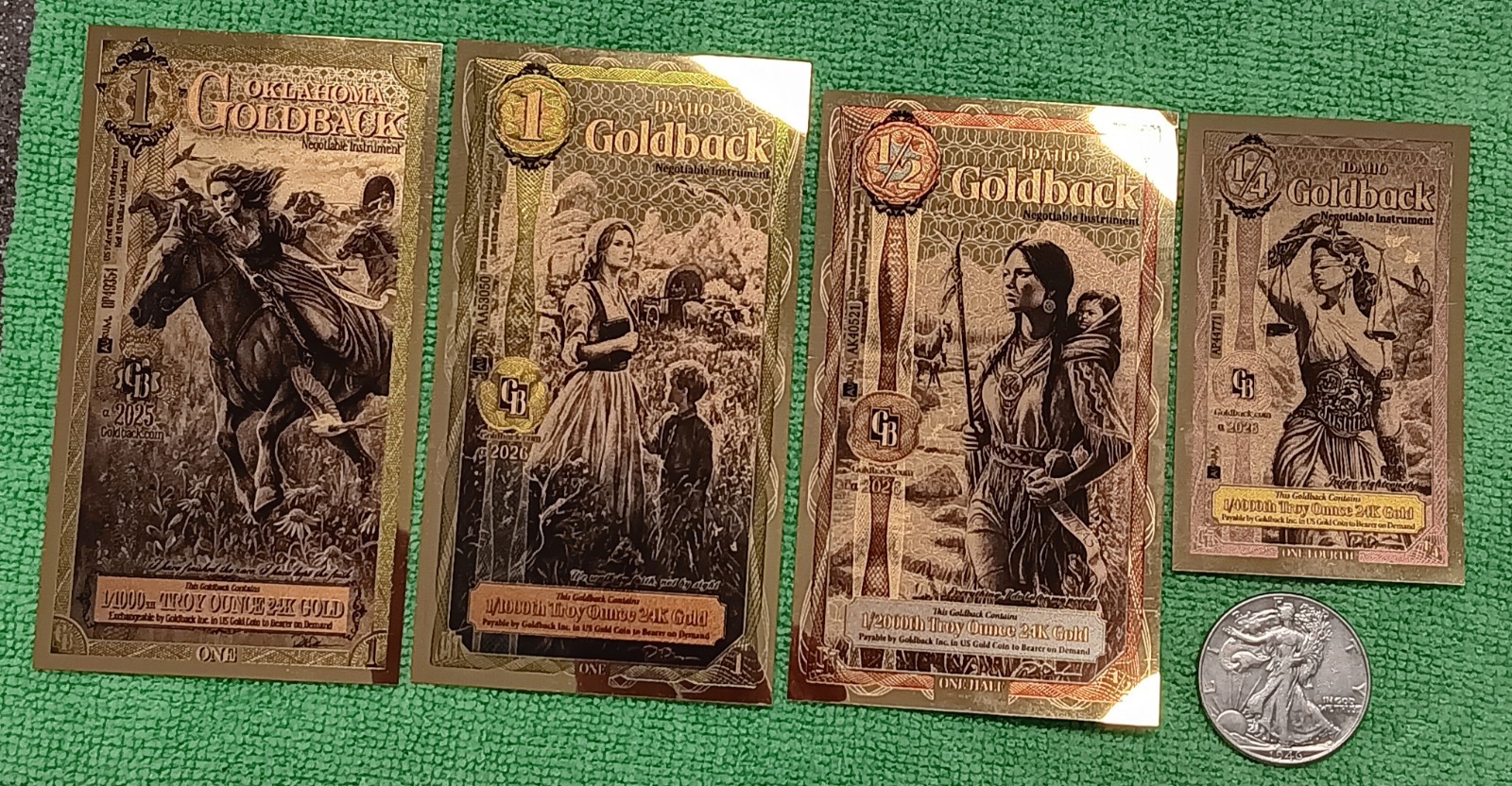 Gold And Silver Stackers Lot