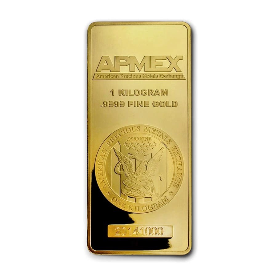 1 kilo Gold Bar – APMEX (In capsule)