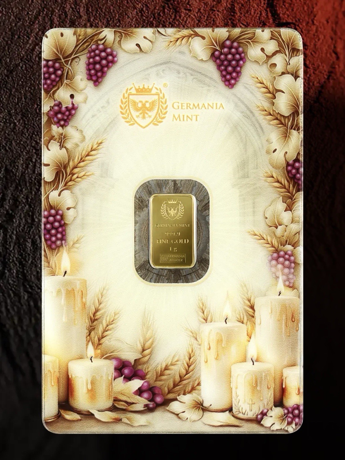 Germania Mint First Holy Communion Minted 1g 24K Gold Bar Packed in Safepack✝️🙏