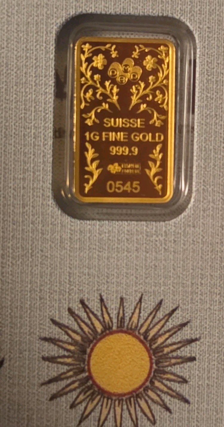 PAMP 🚨 Una And The Lion 1 Gram Gold In Assay RARE 3,000 Total Mintage 🔥 999.9