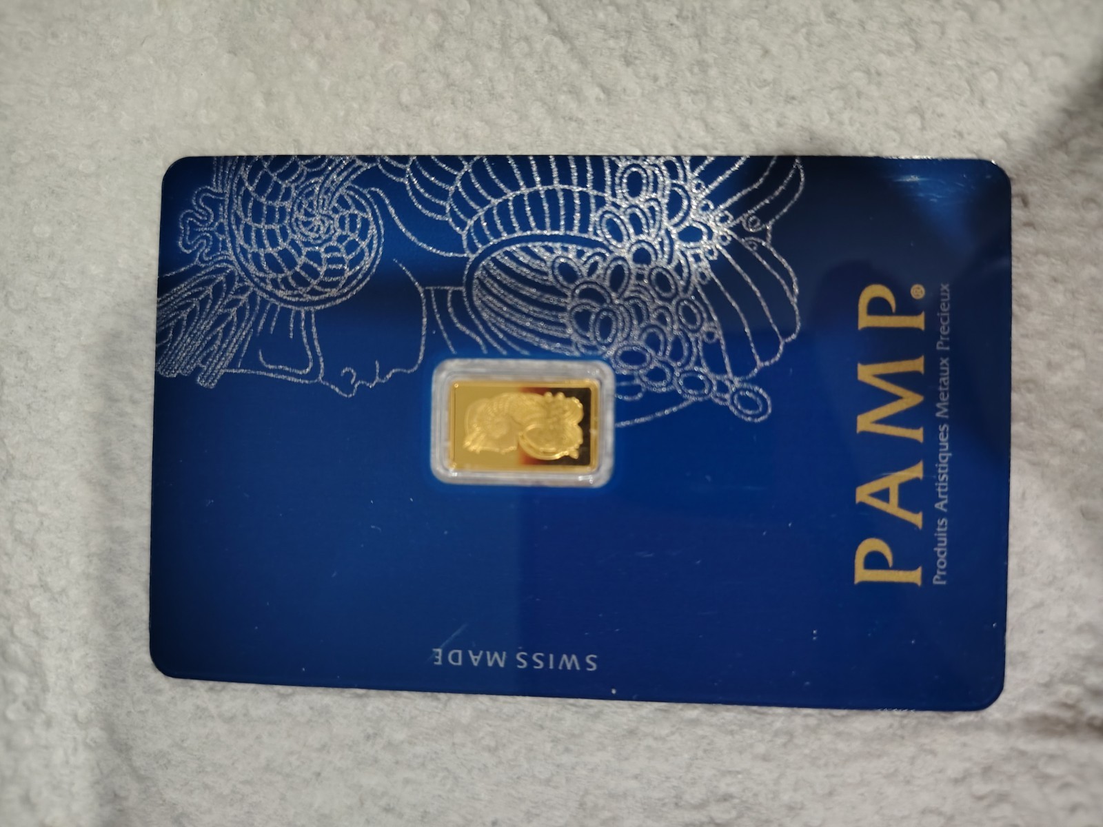 PAMP Suisse Fortuna 1 gram .9999 Gold Bar – Sealed Assay Card