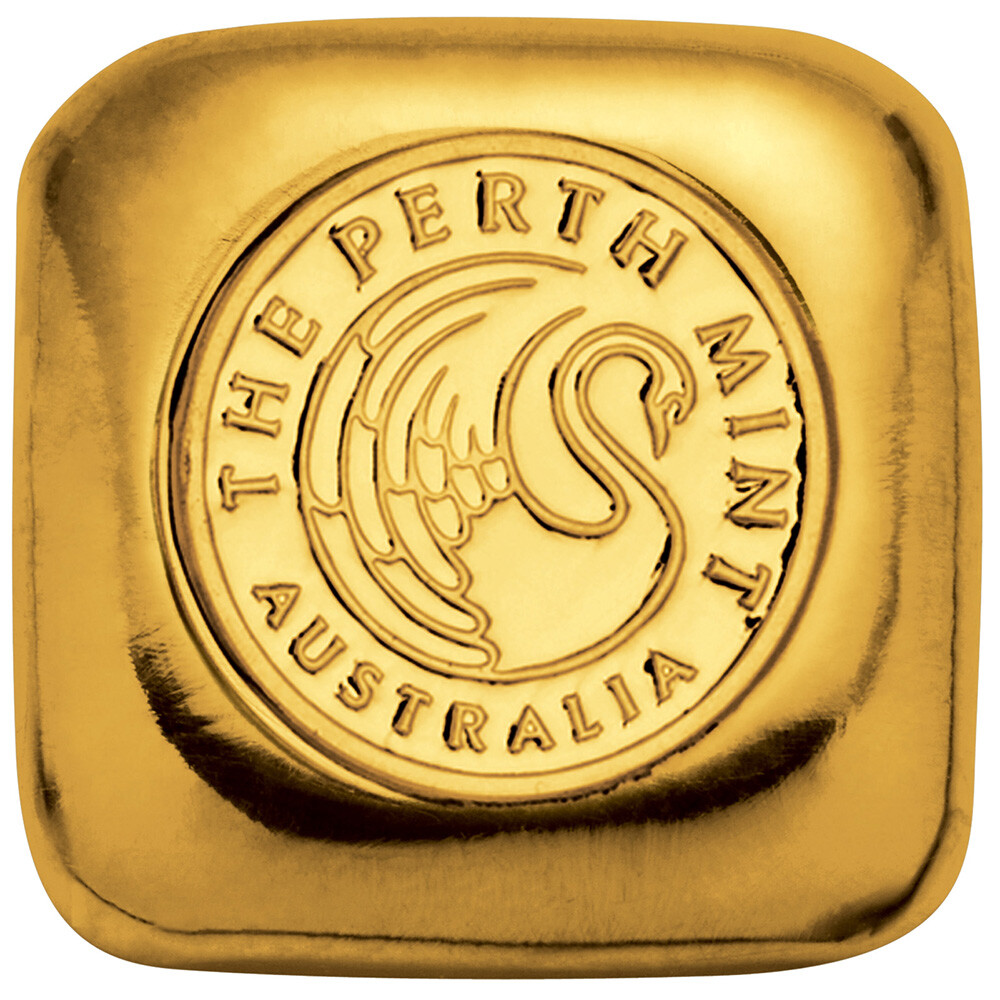 1 oz Gold Bar – Perth Mint – Cast 999.9 Fine