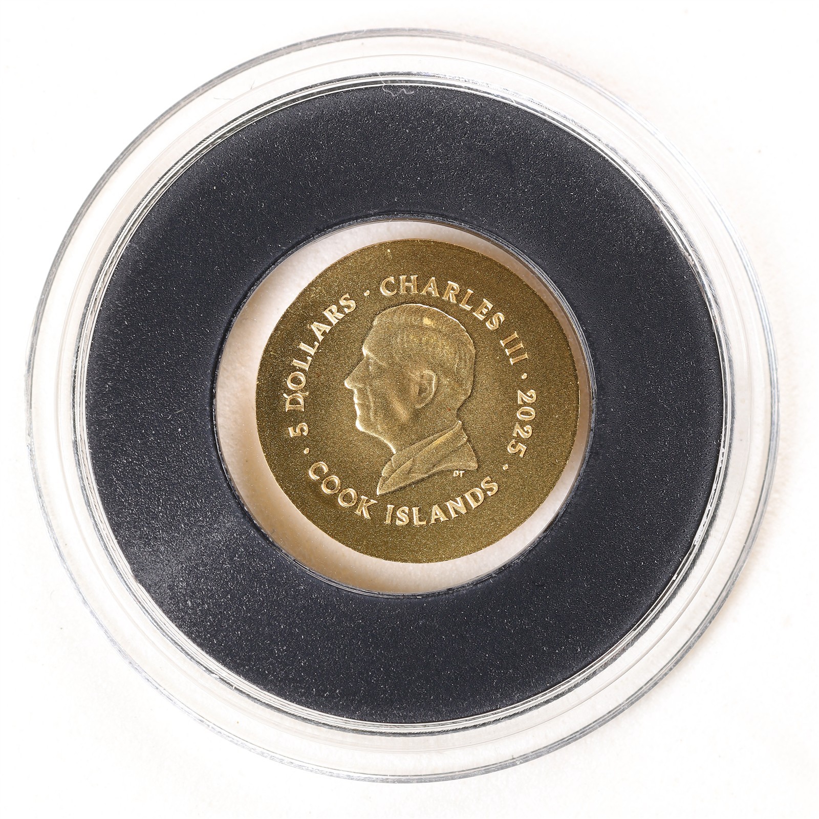 Cook Islands 2025 1/2 Gram 0.9999 Fine Gold Leon Lion with COA #316118