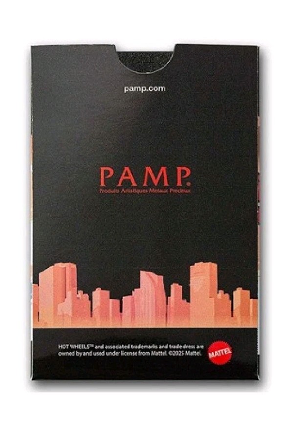 PAMP Suisse Hot Wheels Race to Win 1 Gram .9999 Fine Gold Bar! 5,000 Minted 🏎💨