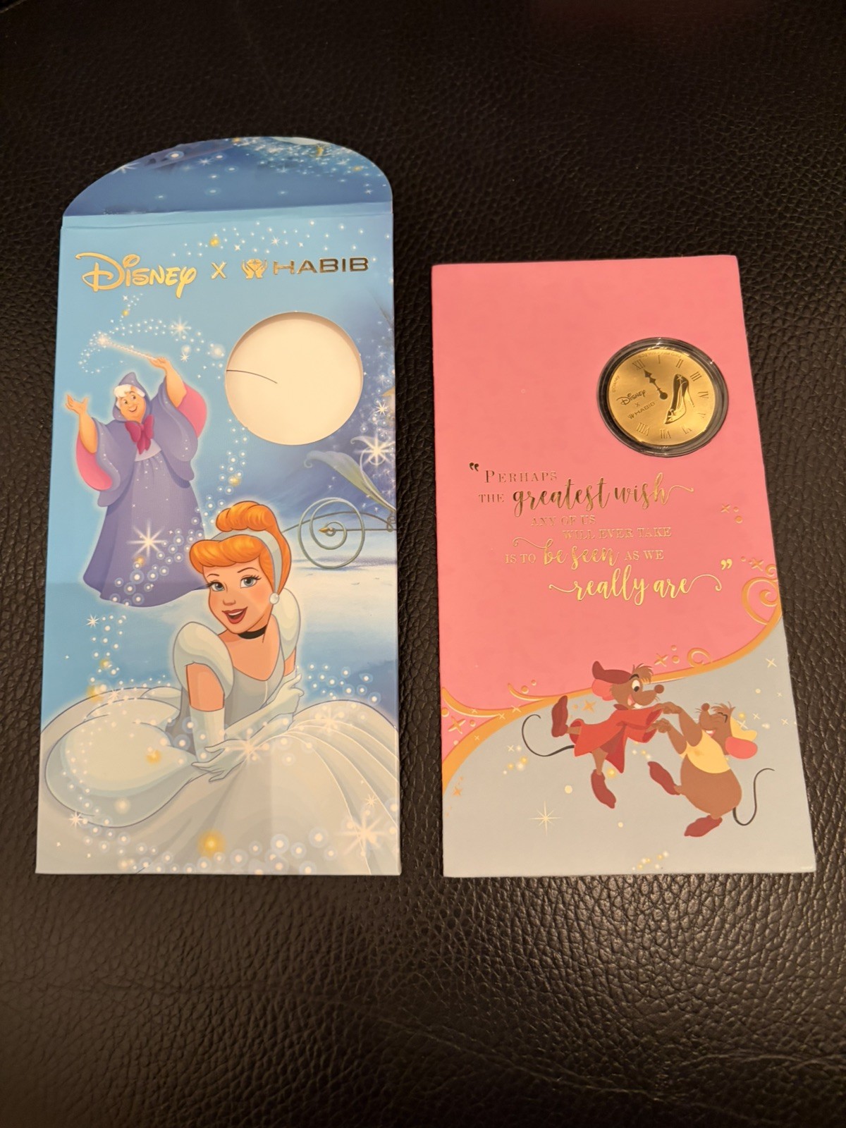 Disney Princess Cinderella design A Pure gold 999.9
