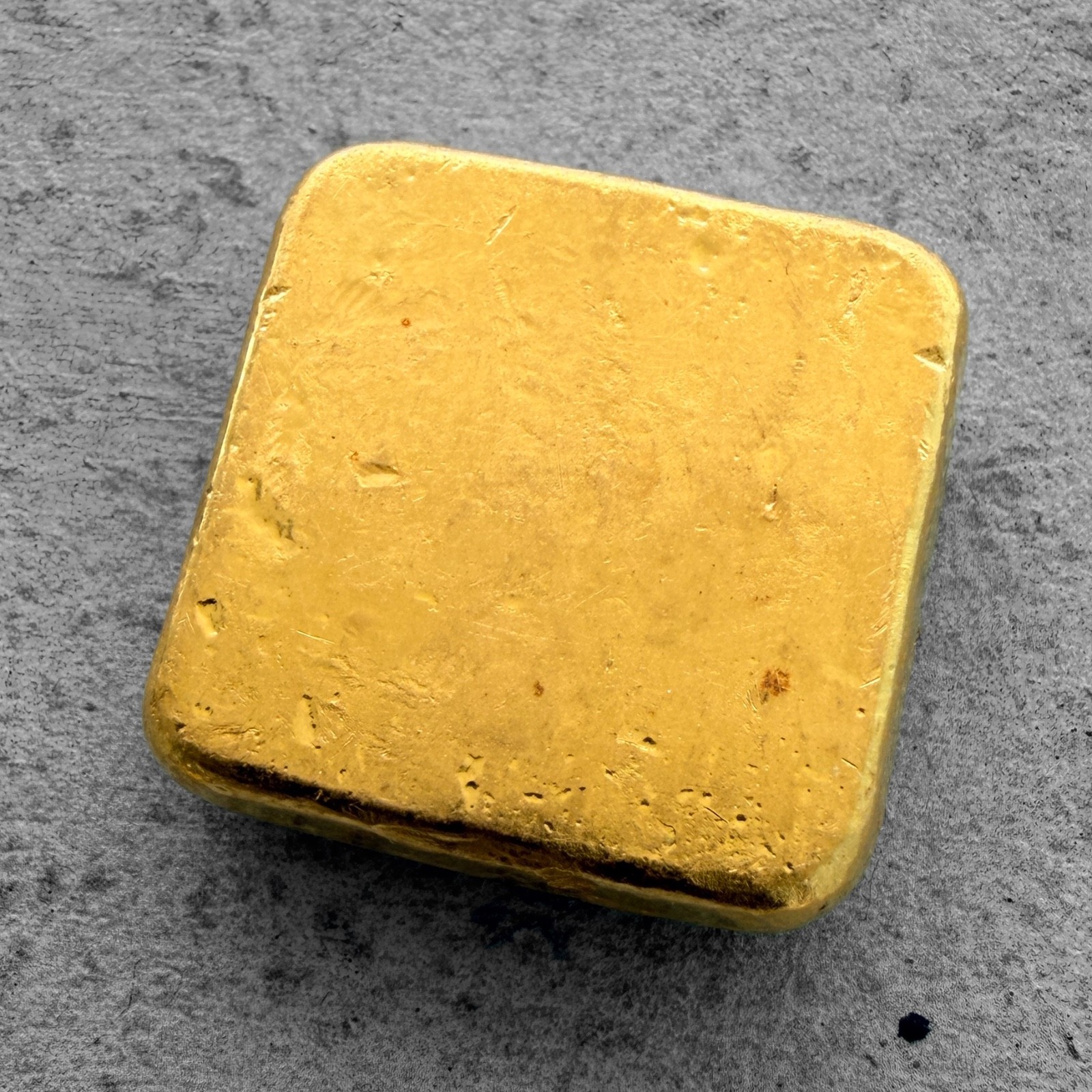 Vintage Engelhard 2 oz Gold Poured Bar 2oz
