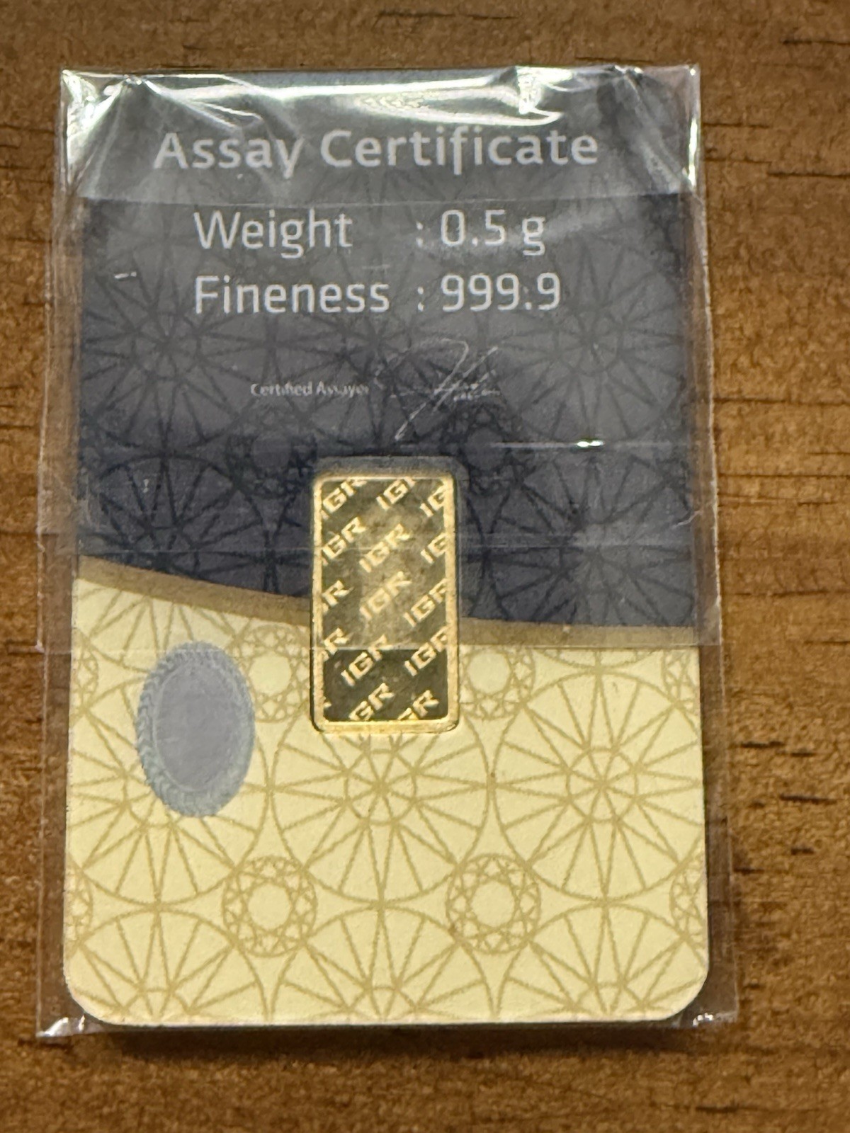 .5 Gram Gold Bar – Istanbul Gold Refinery – 999.9 Fine in Sealed Assay