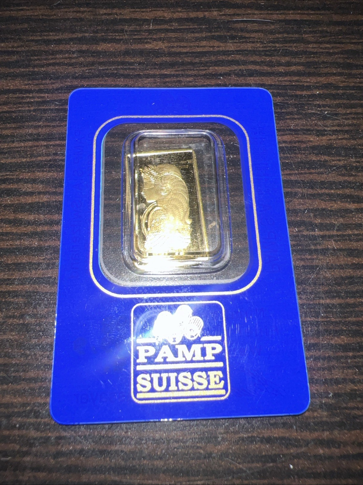 Gold PAMP Suisse 2.5 gram Lady Fortuna Swiss .999 Fine Bar Sealed in Assay
