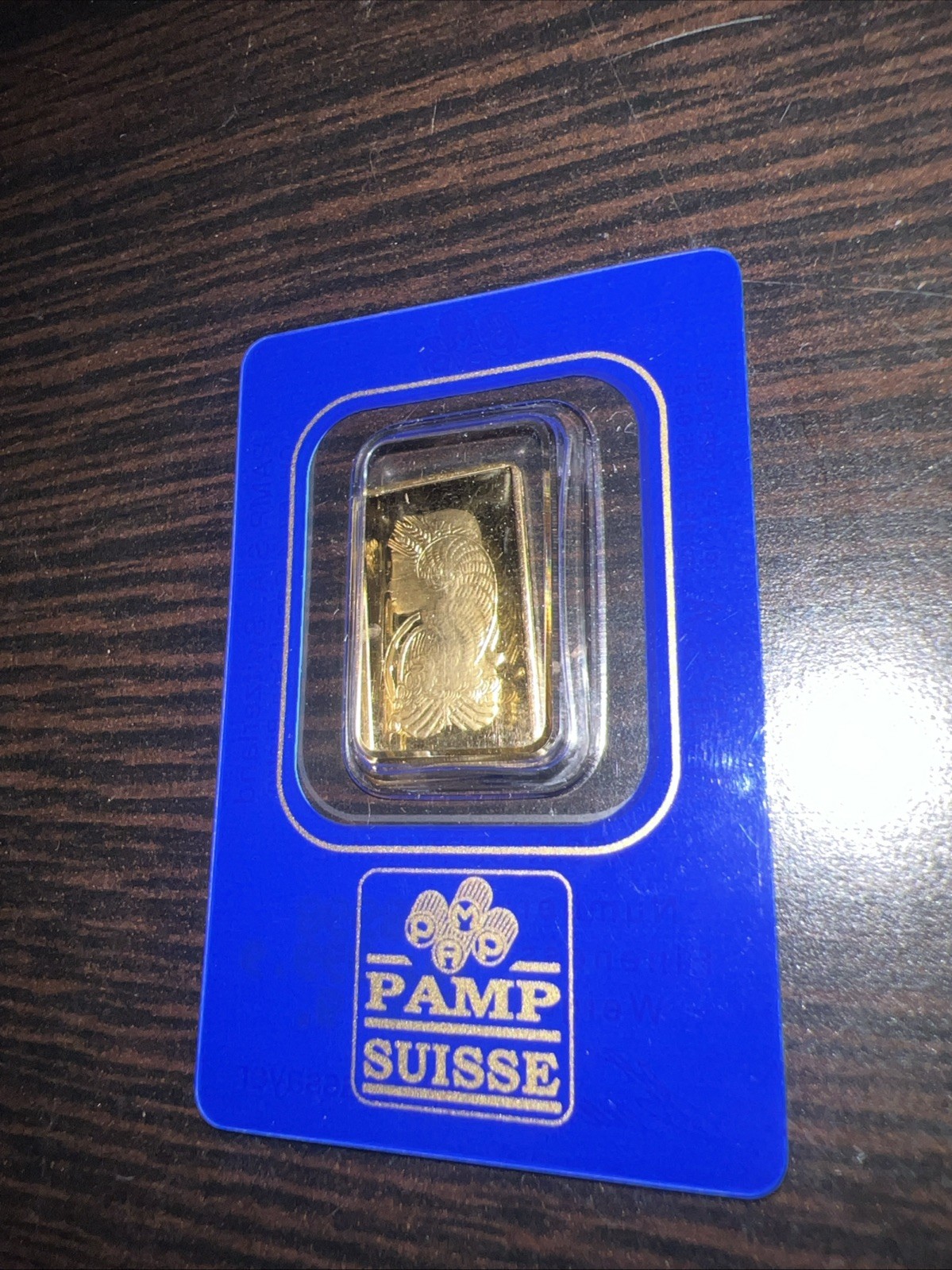 Gold PAMP Suisse 2.5 gram Lady Fortuna Swiss .999 Fine Bar Sealed in Assay