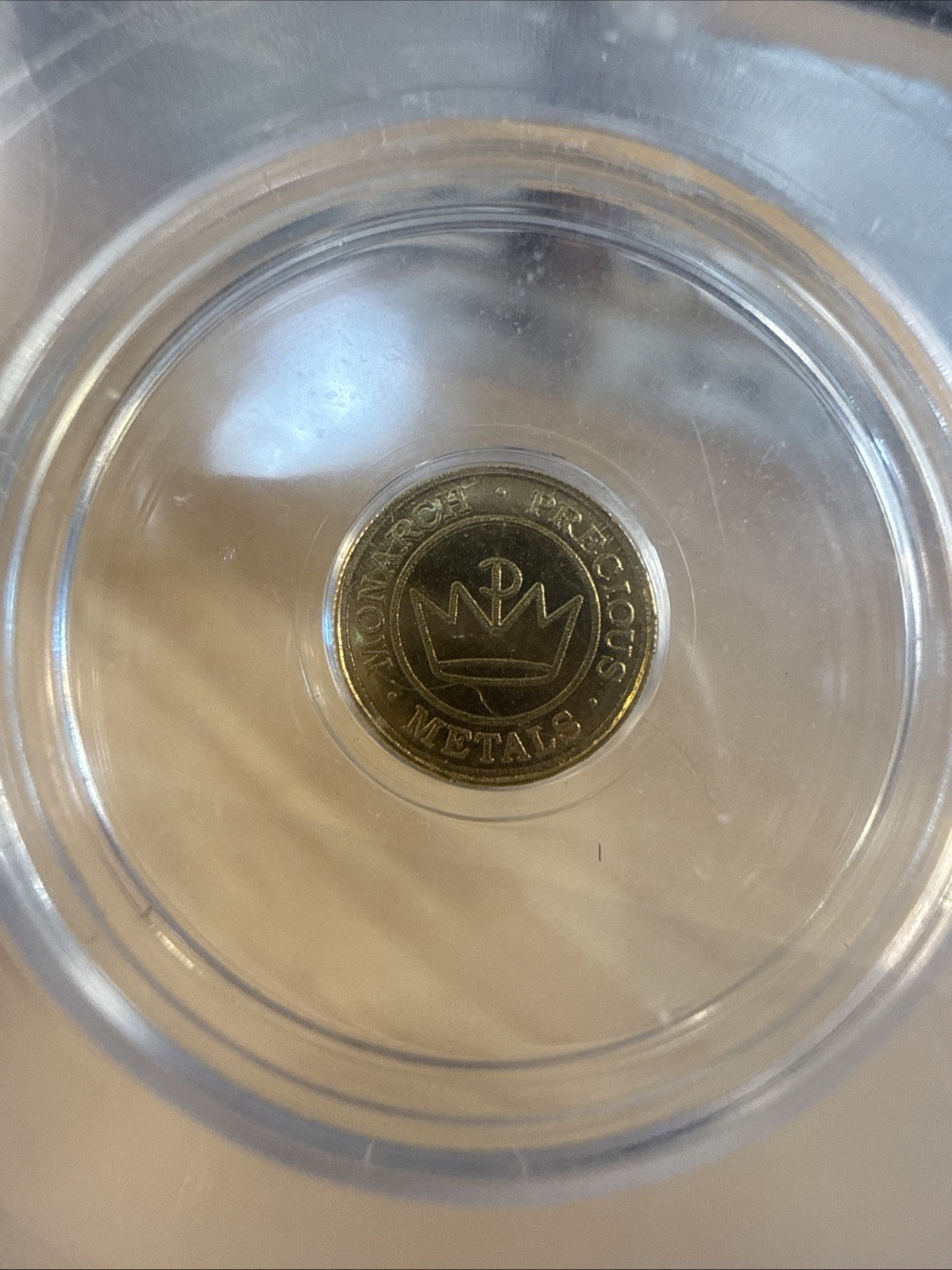 .5 (1/2) gram 0.9999 Fine Gold ICG MS70 Round Monarch Precious Metals Clover 🍀
