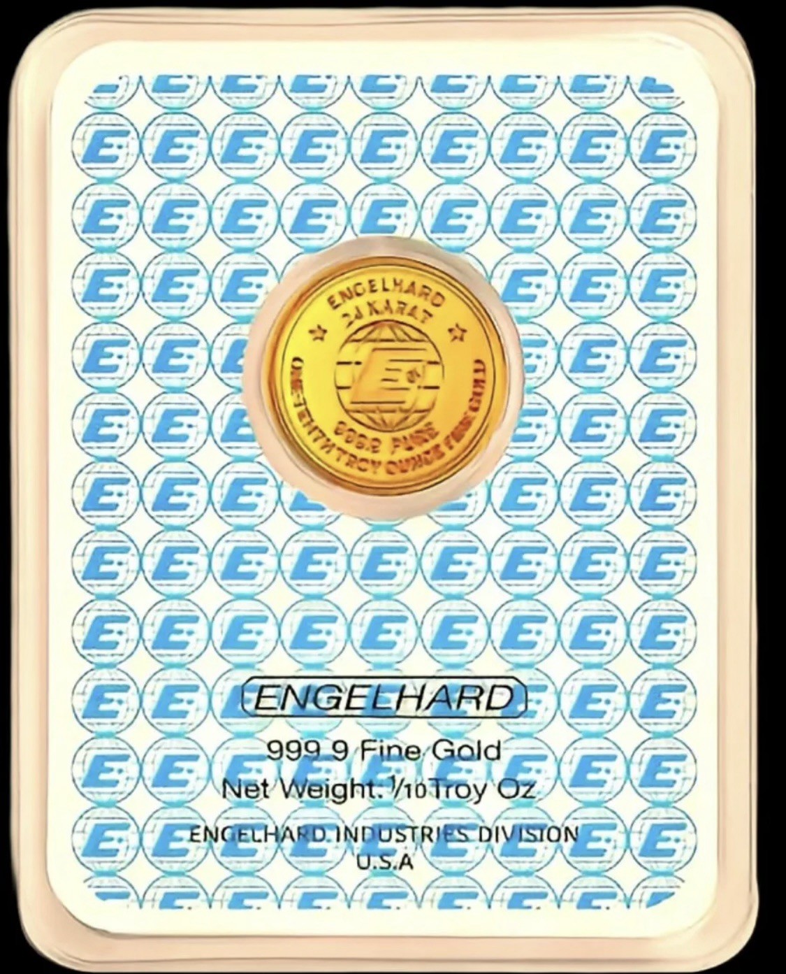 2025 Engelhard Prospector 1/10 Troy Ounce Gold Round – .9999 Pure in Assay💛