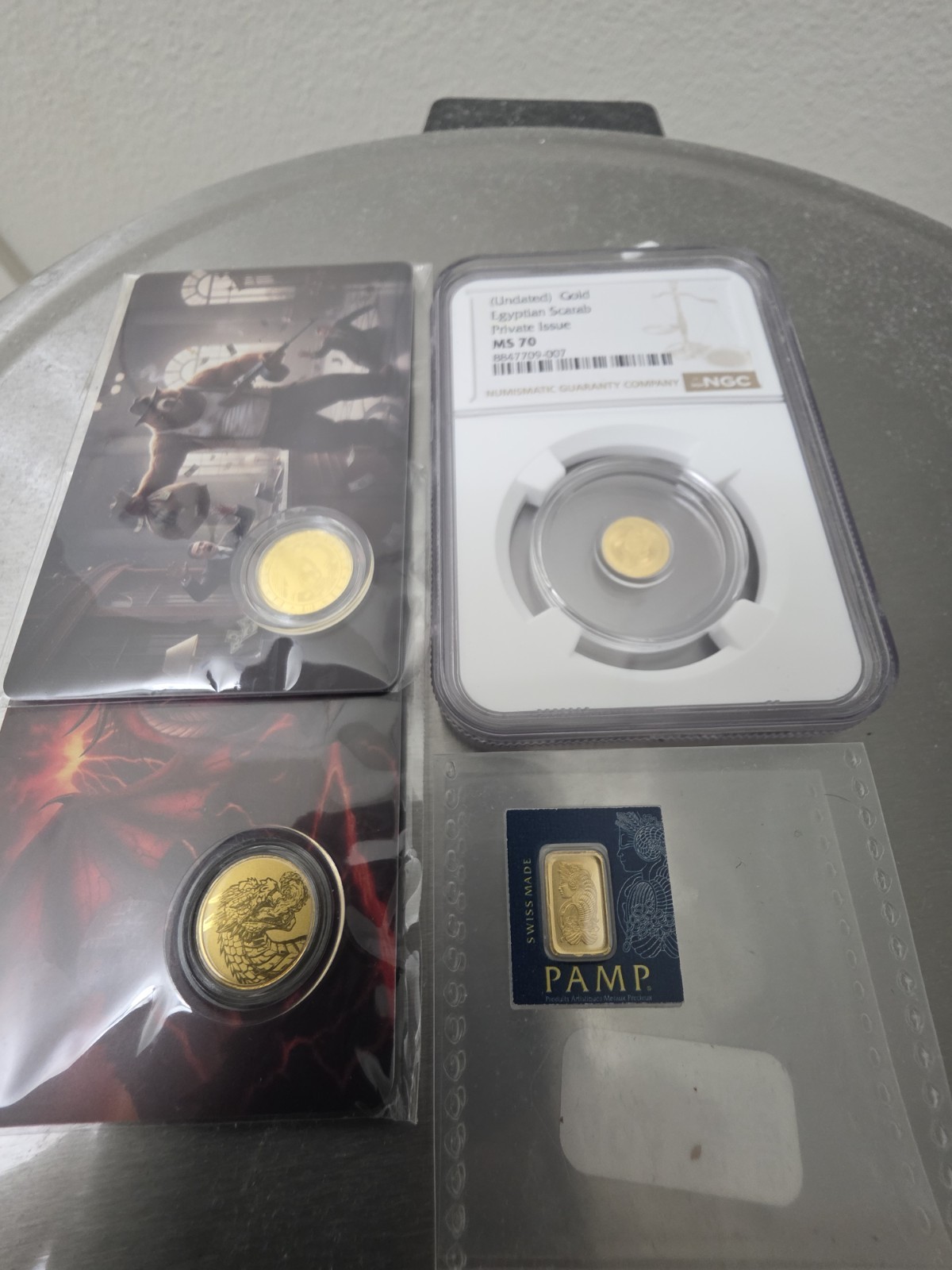 1 Gram Pamp Gold Bar, Gold Lot