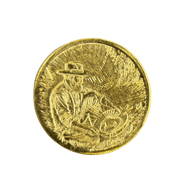 Roll of (10) – 1/100 oz .9999 Gold Rounds – Gold Prospector (Sealed in Capsules)