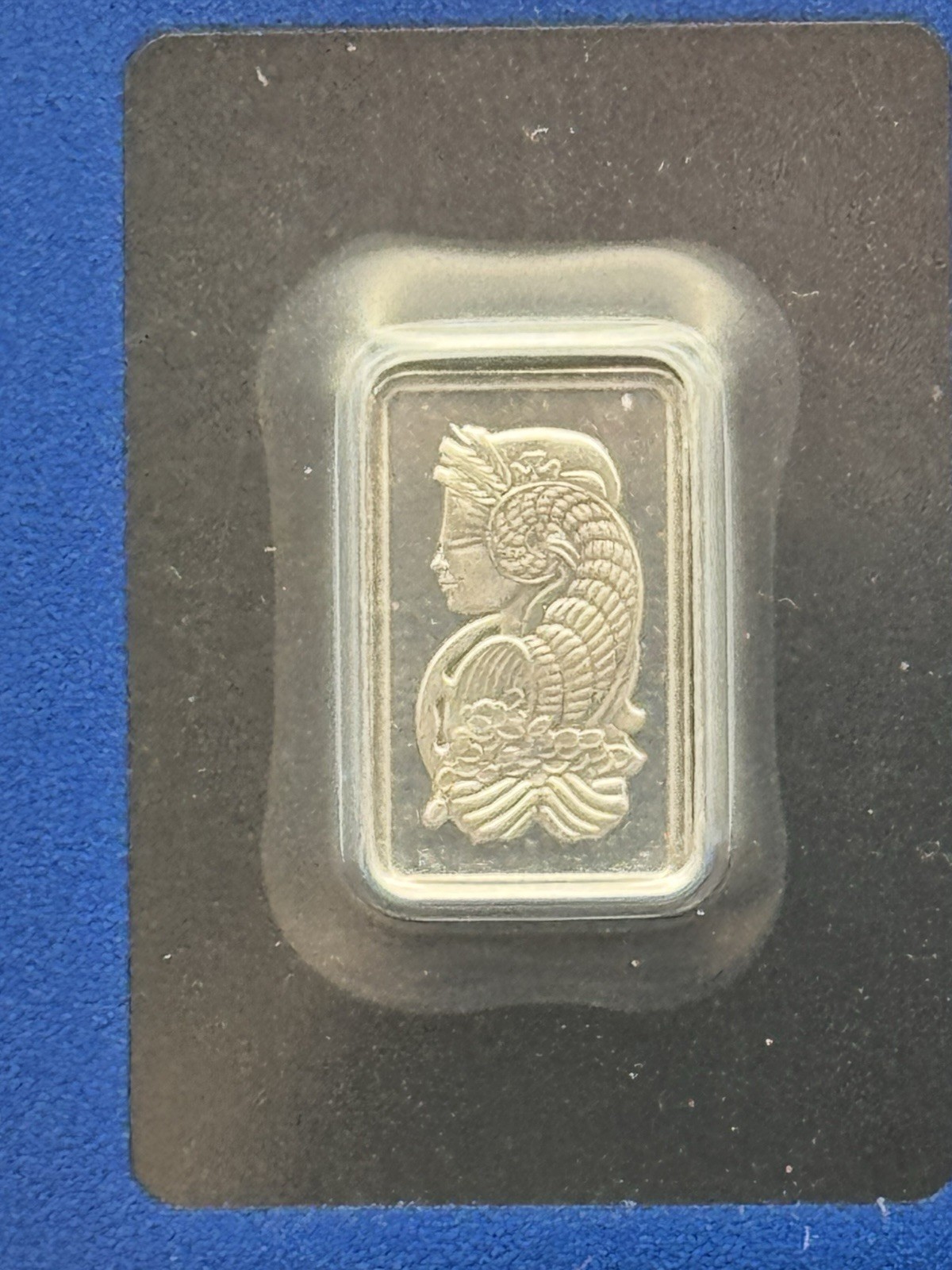 1g Platinum Bar PAMP Suisse Fortuna .9995 Fine Assay Card Ingot