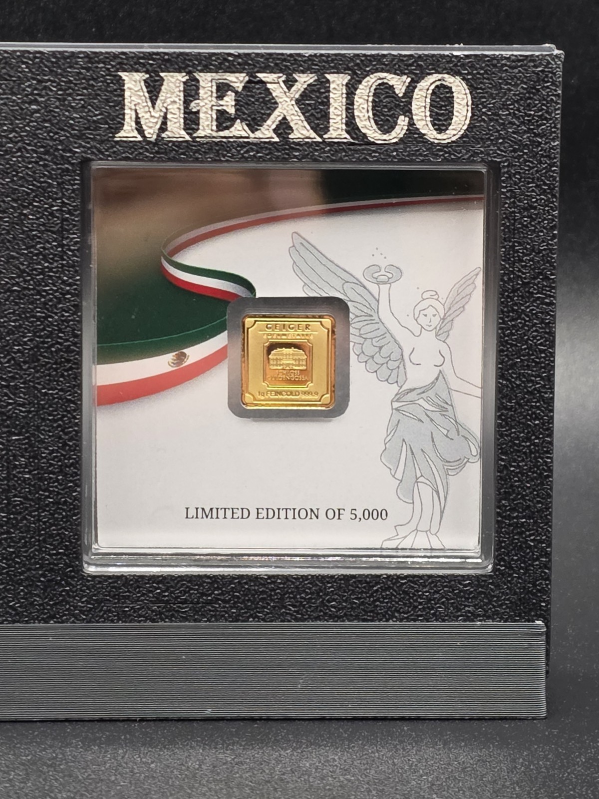 🔥Geiger 1g Gold Bar Set with Display. USA, Canada, Mexico, 5000 Limited Edition