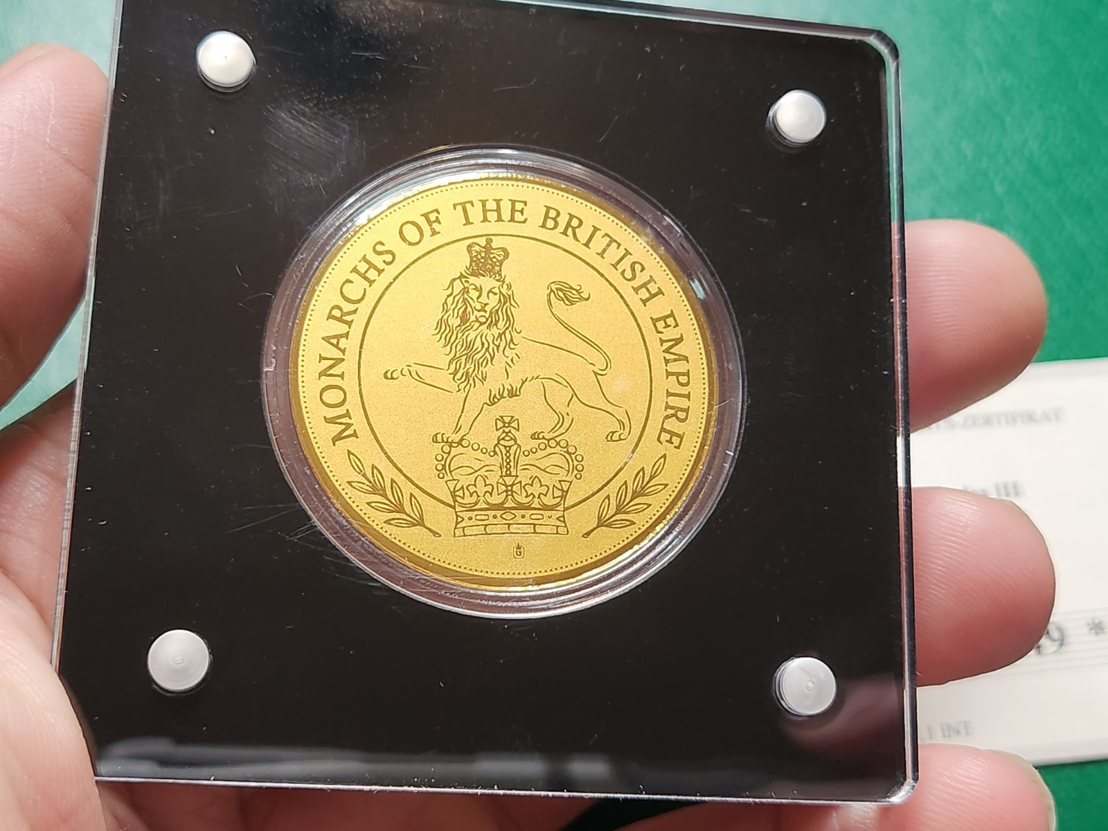 Gold 1/200 oz Round Monarchs of the British Empire Charles III Au999