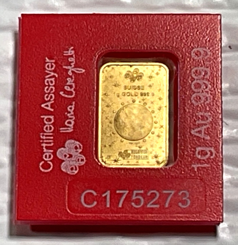 2026 1 Gram PAMP Suisse Lunar Legends 1,000 Mile Horse Multigram .9999 Gold Bar