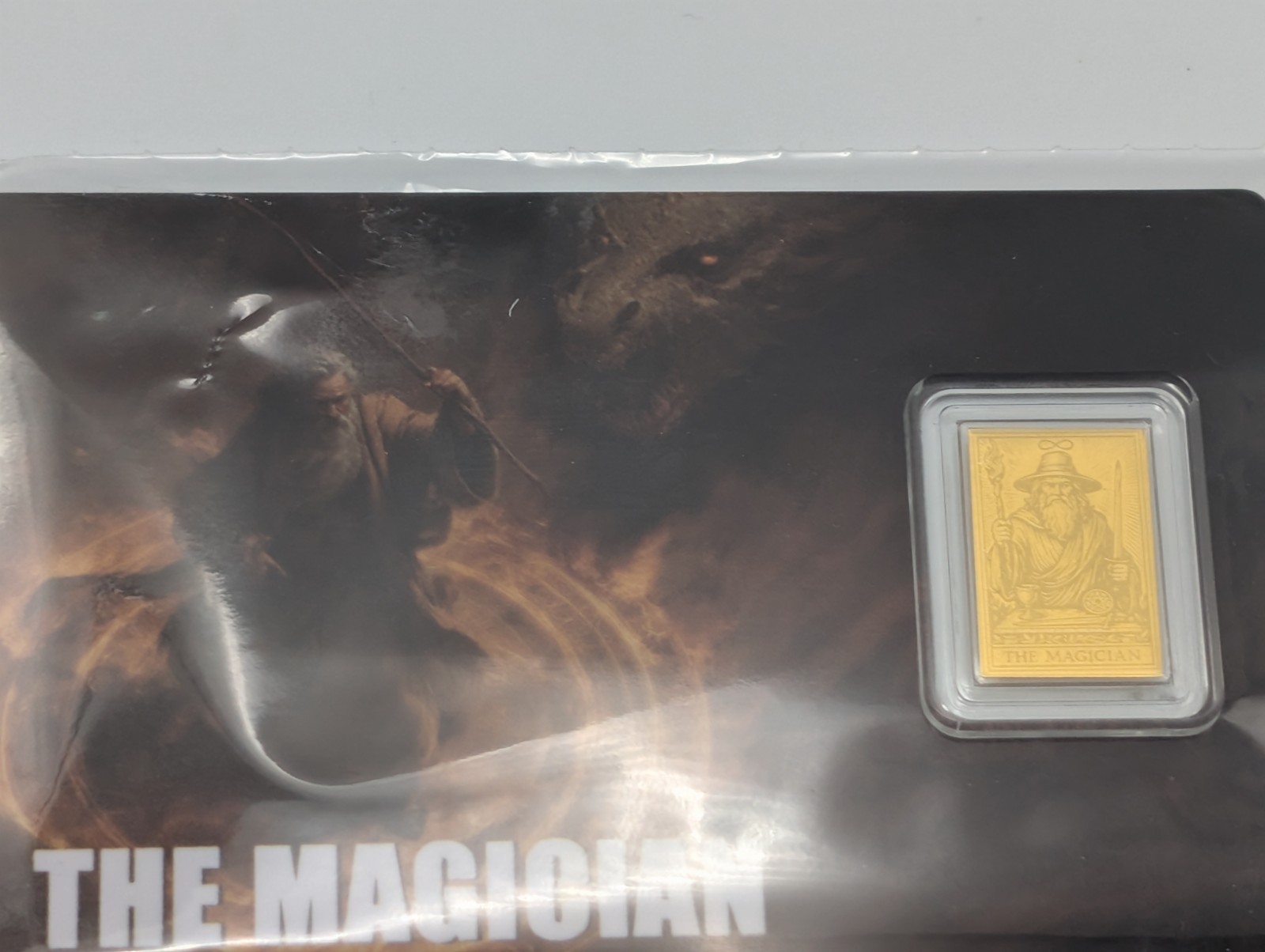 Republic of Liberia 2026 The Magician 1/1000 oz .9999 Fine Gold Bar W/ COA Card