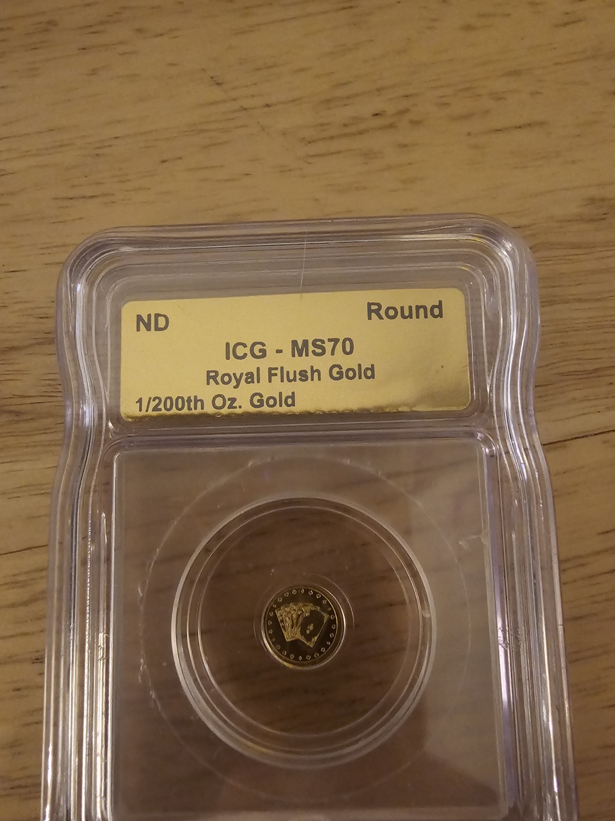 NGC PCGS ICG Slabbed Undated Gold Rounds Mixed Lot 3-1/200 oz & 8-1/500 oz
