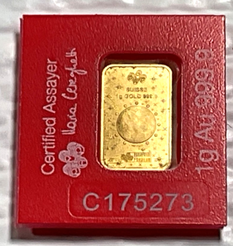 2026 1 Gram PAMP Suisse Lunar Legends 1,000 Mile Horse Multigram .9999 Gold Bar