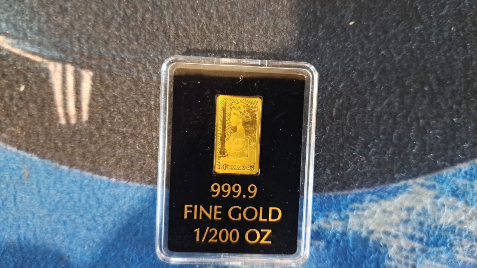 1/200 Oz Gold Bar 999.9 Fine Germania Mint Sealed Assay Mini Gold Bullion