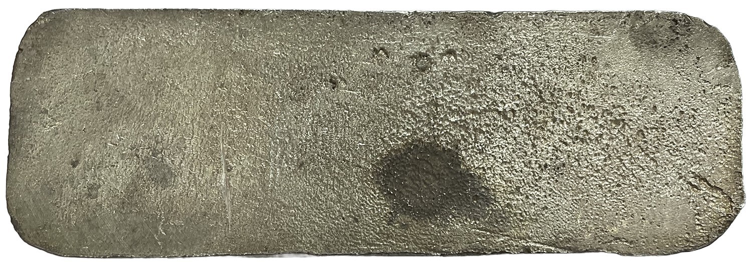 c. 1960’S INDUSTRIAL R.R. SILVER 26.82 TROY OZ .999 FINE POURED BAR / INGOT