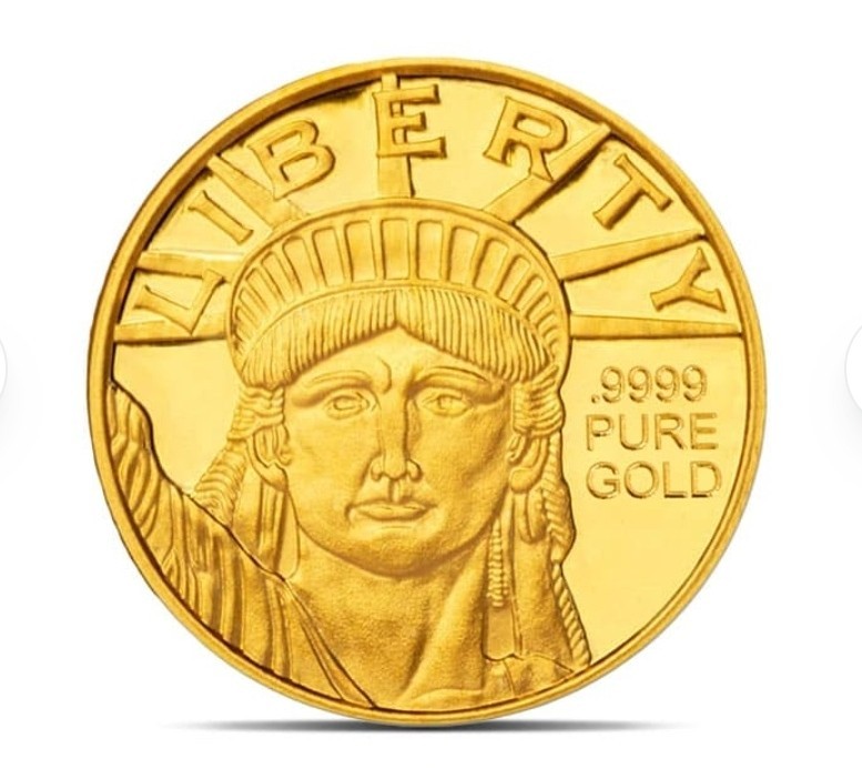 Lady Liberty Gold 1 /20 Oz Round -.9999 Pure Gold