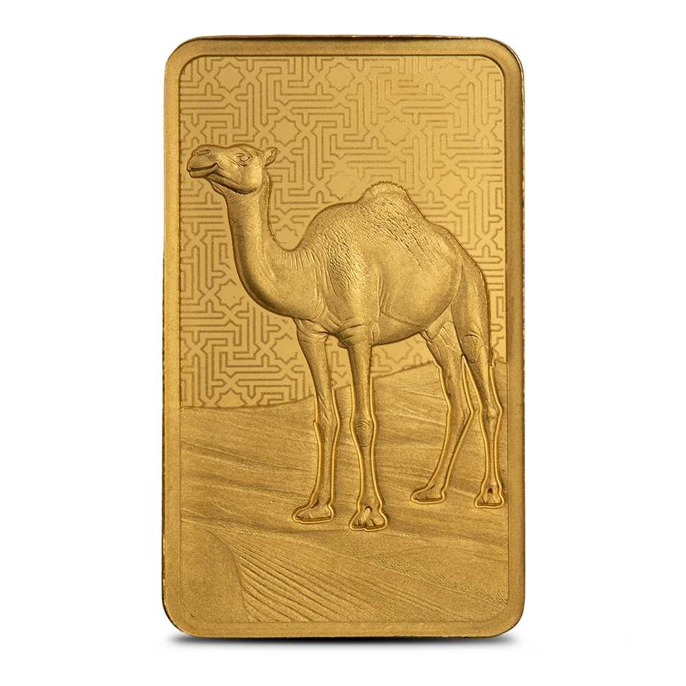 5 Gram PAMP Suisse Arabian Camel Gold Bar (New w/ Assay)