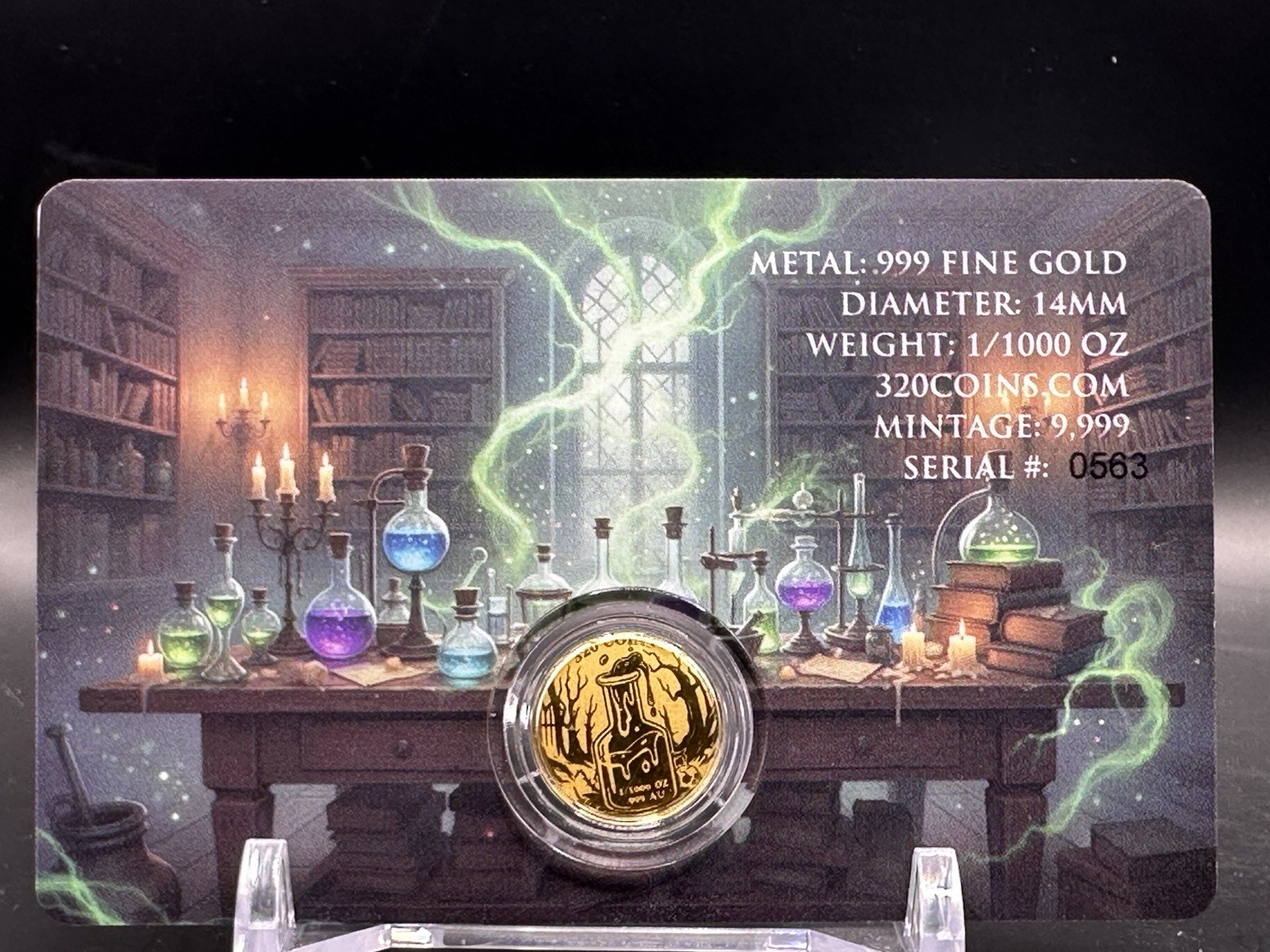 1 Each 1/1000 oz .9999 Fine Gold & .9999 Fine Platinum!!!