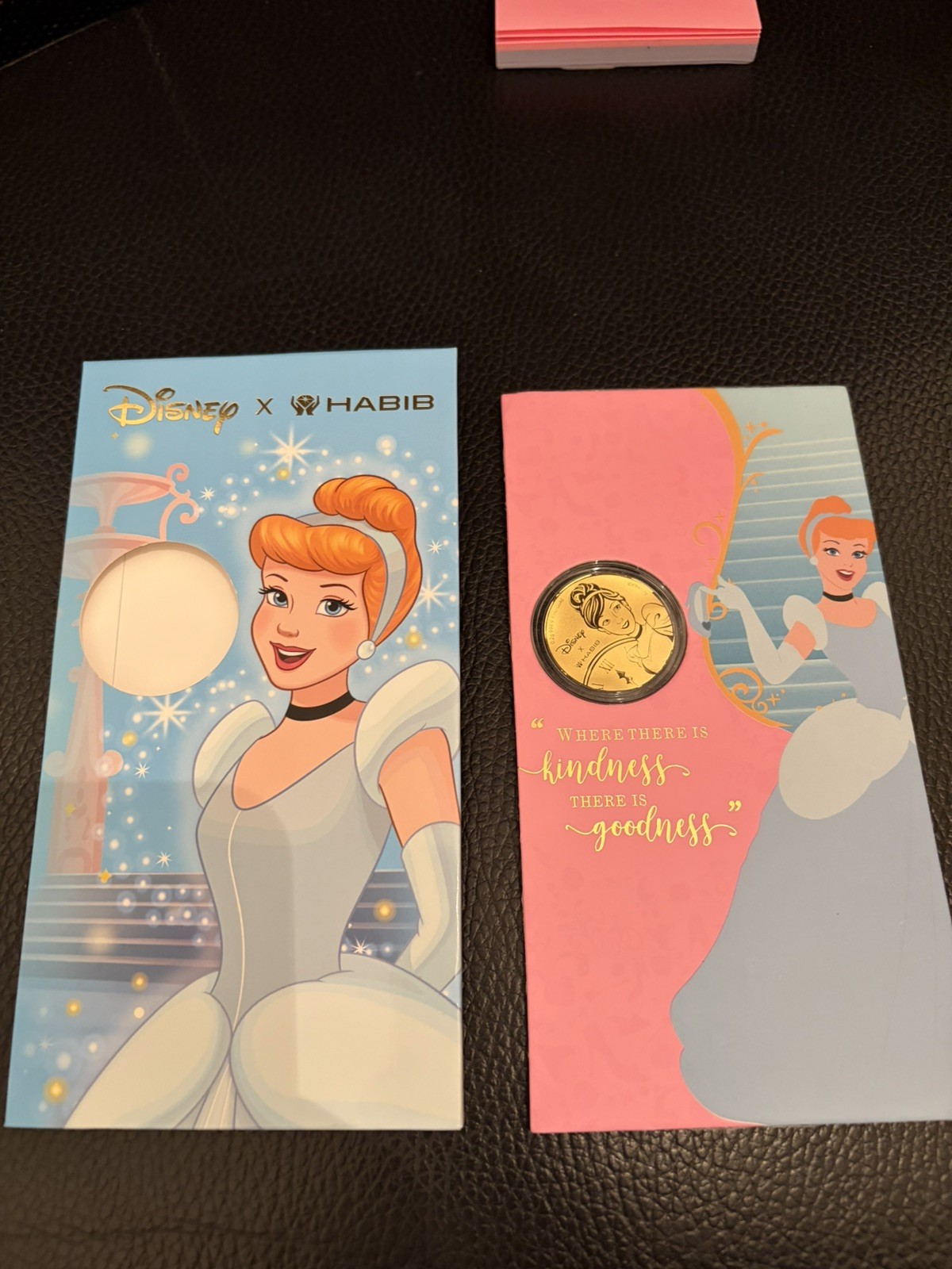 Disney Princess Cinderella design B Pure gold 999.9