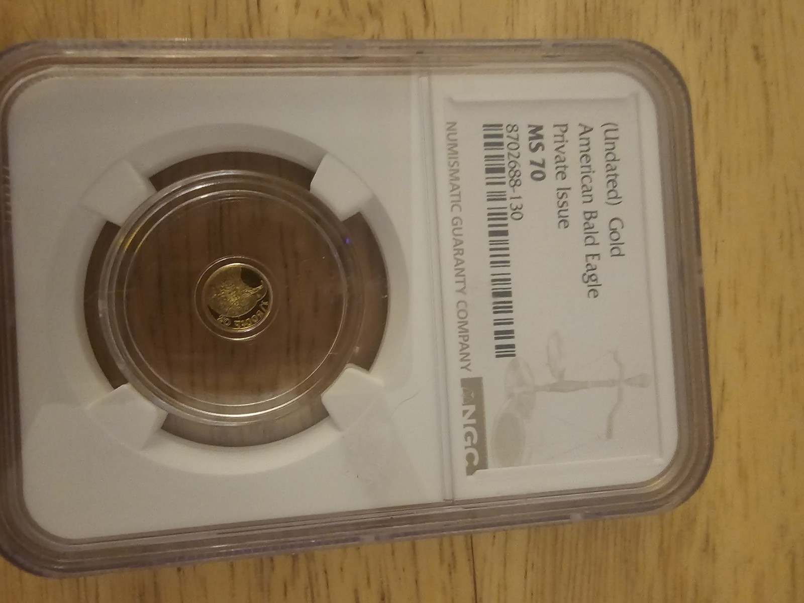 NGC PCGS ICG Slabbed Undated Gold Rounds Mixed Lot 3-1/200 oz & 8-1/500 oz